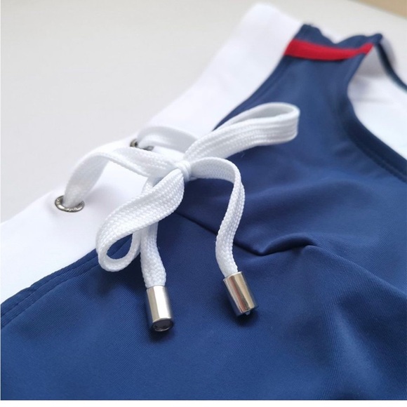 Top Spot Men’s Color Contrast Swim Brief, Size Small - Picture 7 of 9